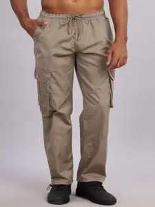 PAUL STREET Men Relaxed Fit Mid-Rise Cargo Trousers sway collection