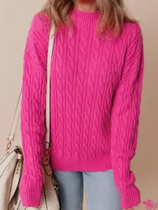StyleCast Women Cable Knit Pullover Sweaters