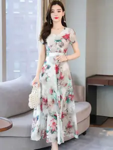 StyleCast Women Floral Print Maxi Dress