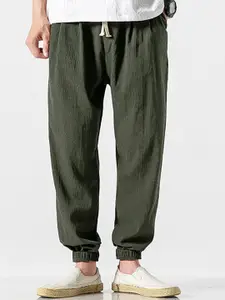 StyleCast x Revolte Men Loose Fit Mid-Rise Joggers Trouser