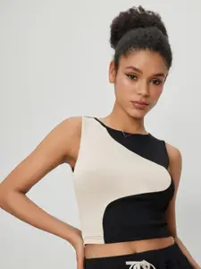 StyleCast Women Colourblocked Casual Crop Top