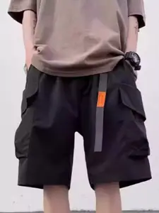 StyleCast Men Mid-Rise Loose Fit Cargo Shorts