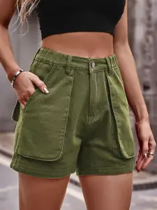 StyleCast Solid Women Cargo Shorts