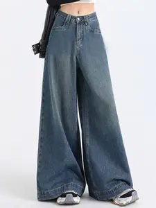 StyleCast x Revolte Women Flared Light Fade Jeans