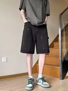 StyleCast x Revolte Men Solid Cotton Regular Fit Shorts