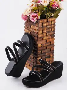 Try Me Women Textured Wedge Sandals