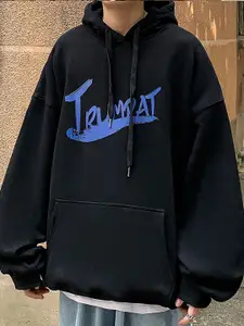 StyleCast x Revolte Men Printed Hooded Sweatshirt