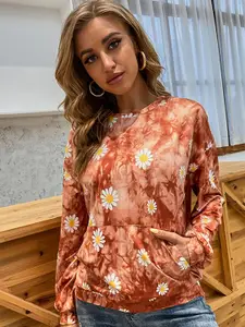 StyleCast Women Floral Printed Round Neck Top