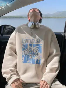 StyleCast x Revolte Men Printed Pullover Sweatshirt