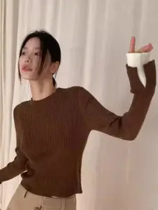 StyleCast Women Round Neck Pullover Sweaters