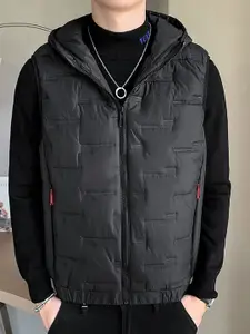 StyleCast x Revolte Men Hooded Sleeveless Padded Jacket