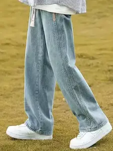 StyleCast x Revolte Men Light Fade Mid-Rise Jeans