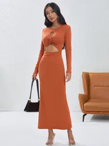 StyleCast Women Solid Maxi Dress