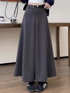 StyleCast x Revolte Women Flared Maxi Skirt