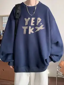 StyleCast x Revolte Men Printed Oversized Sweatshirt