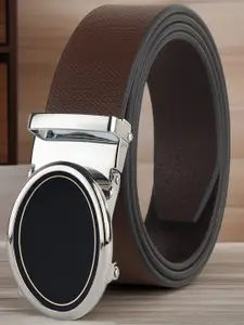 The Roadster Lifestyle Co Men Textured Leather Belt