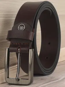 The Roadster Lifestyle Co. Men Textured Leather Belt