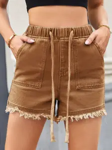 StyleCast Solid Women Denim Shorts