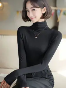 StyleCast Women Woollen High Neck Sweater