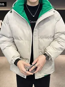 StyleCast x Revolte Men Mock Collar Puffer Jacket