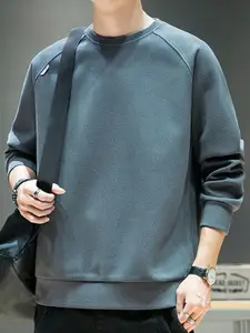 StyleCast x Revolte Men Solid Round Neck Sweatshirt
