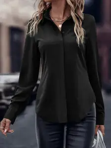 StyleCast Women Classic Opaque Casual Shirt