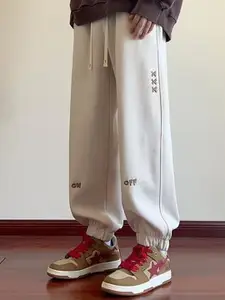 StyleCast x Revolte Men Solid Straight Fit Trousers