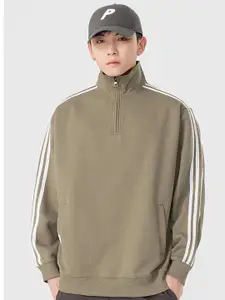 StyleCast x Revolte Men High Neck Pullover Sweatshirt