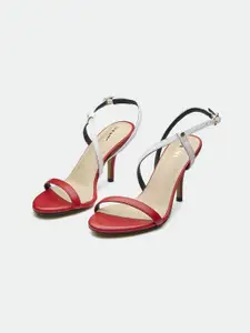 Oroh Leather Party Stiletto Sandals