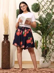 BStories Women Printed Lounge Shorts