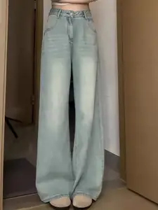 StyleCast Women Bootcut Cotton Heavy Fade Jeans