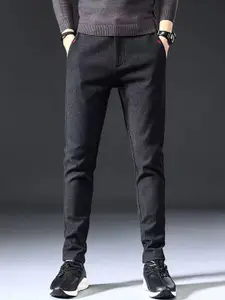 StyleCast x Revolte Men Slim Fit Easy Wash Trousers