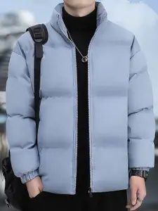 StyleCast x Revolte Men Stand Collar Insulator Outdoor Padded Jacket