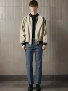 StyleCast x Revolte Men Mandarin Collar Tailored Jacket