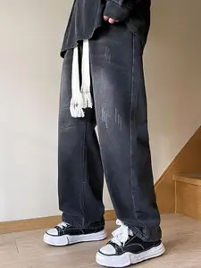 StyleCast Men Mildly Distressed Light Fade Jeans