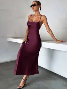 StyleCast Tie-Up Neck Sleeveless Midi Dress