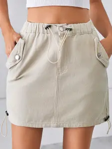 StyleCast Denim Mini Skirt