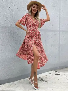 StyleCast Floral Printed A-Line Dress
