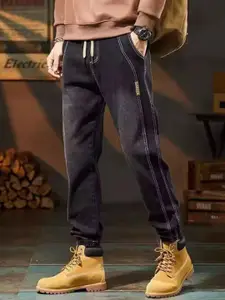 StyleCast Men Jogger Low Distress Light Fade Stretchable Jeans