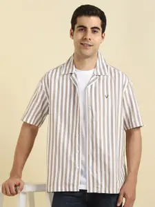 Allen Solly Men Striped Casual Shirt