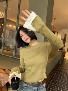 StyleCast Women Round Neck Pullover Sweater