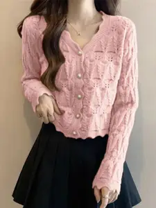 StyleCast Women V-Neck Cardigan Sweater