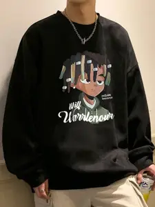 StyleCast x Revolte Men Printed Pullover Sweatshirt