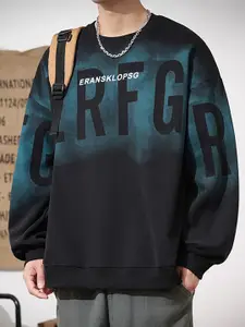 StyleCast x Revolte Men Printed Pullover Sweatshirt