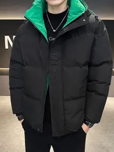 StyleCast x Revolte  Men Mock Collar Puffer Jacket