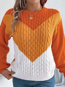 StyleCast x Revolte Women Colourblocked Pullover Sweaters