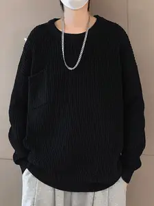 StyleCast x Revolte Men Round Neck Longline Pullover