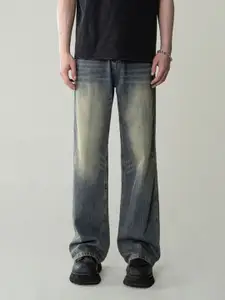 StyleCast Men Relaxed Fit Heavy Fade Cotton Jeans