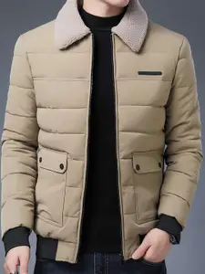 StyleCast x Revolte Men Spread Collar Solid Casual Parka Jacket