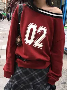 StyleCast x Revolte Women Graphic Printed Long Sleeves Pullover